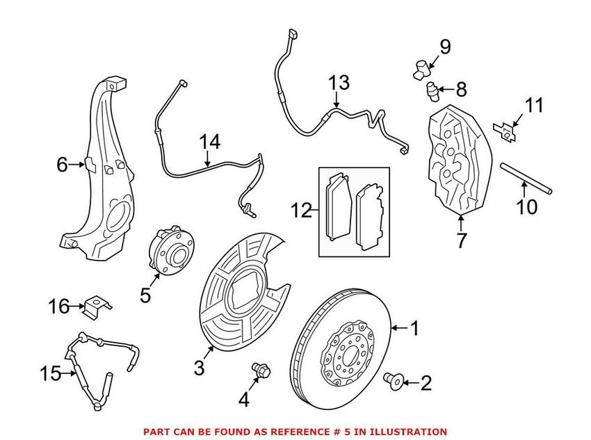 BMW Wheel Bearing and Hub Assembly - Front 31202286606